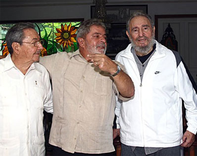 Lula exige a Obama fin del bloqueo contra Cuba