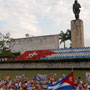 Vibró la plaza del Che este Primero de Mayo en apoyo a la Revolución