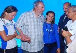 Recorre Fidel Castro Acuario Nacional de Cuba