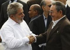 Raúl Castro y Lula da Silva visitan obras de puerto Mariel