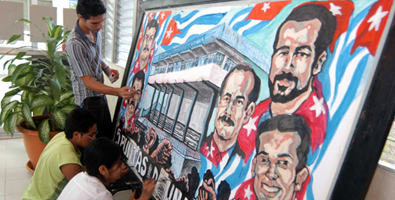 A punto de comenzar la cita joven por la libertad de los cinco antiterroristas cubanos