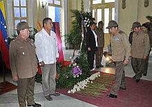 Sentido y patriótico tributo de los villaclareños a Hugo Chávez