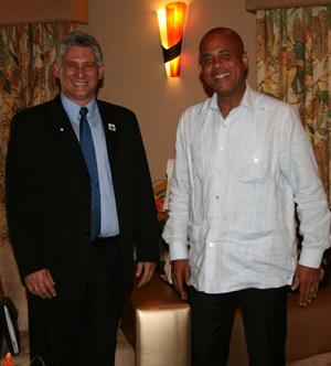 Recibió Presidente de Haití a Miguel Díaz-Canel