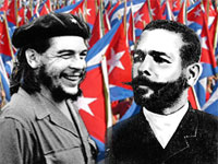 Rinde homenaje el pueblo santaclareño al Titán de Bronce y a Ernesto Guevara